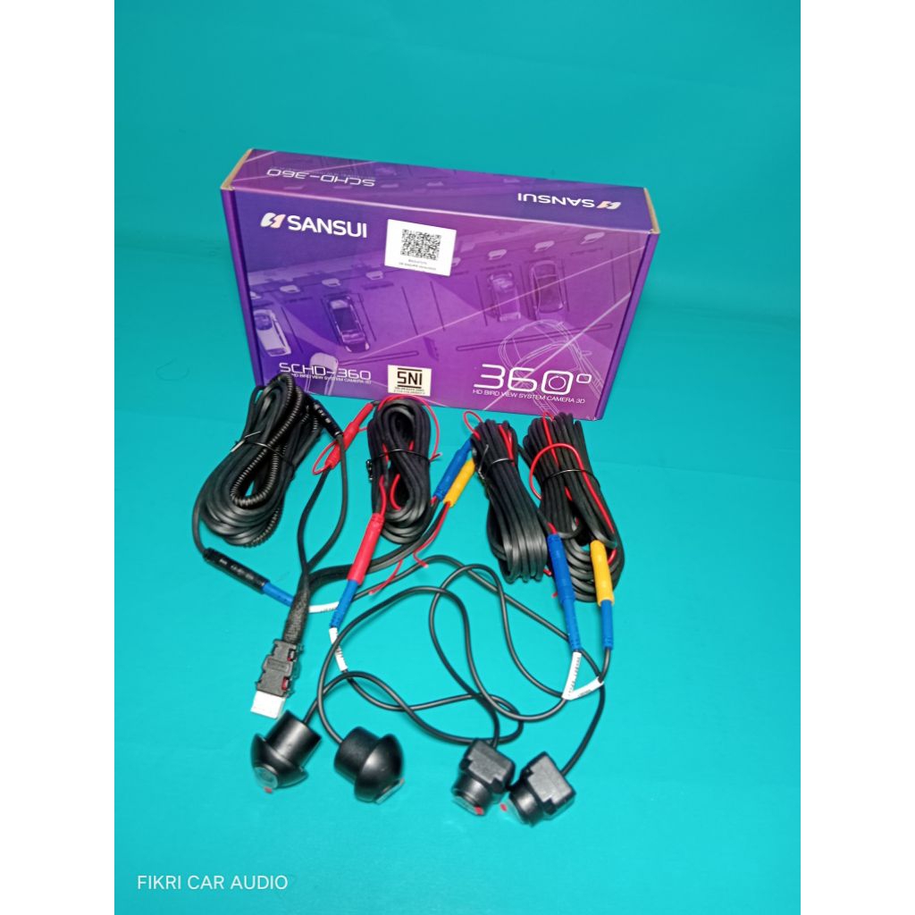 Camera SANSUI 360 seri SCHD-360 3D Camera Parkir Mobil 360 1080 HD BIRD VIEW SYSTEM