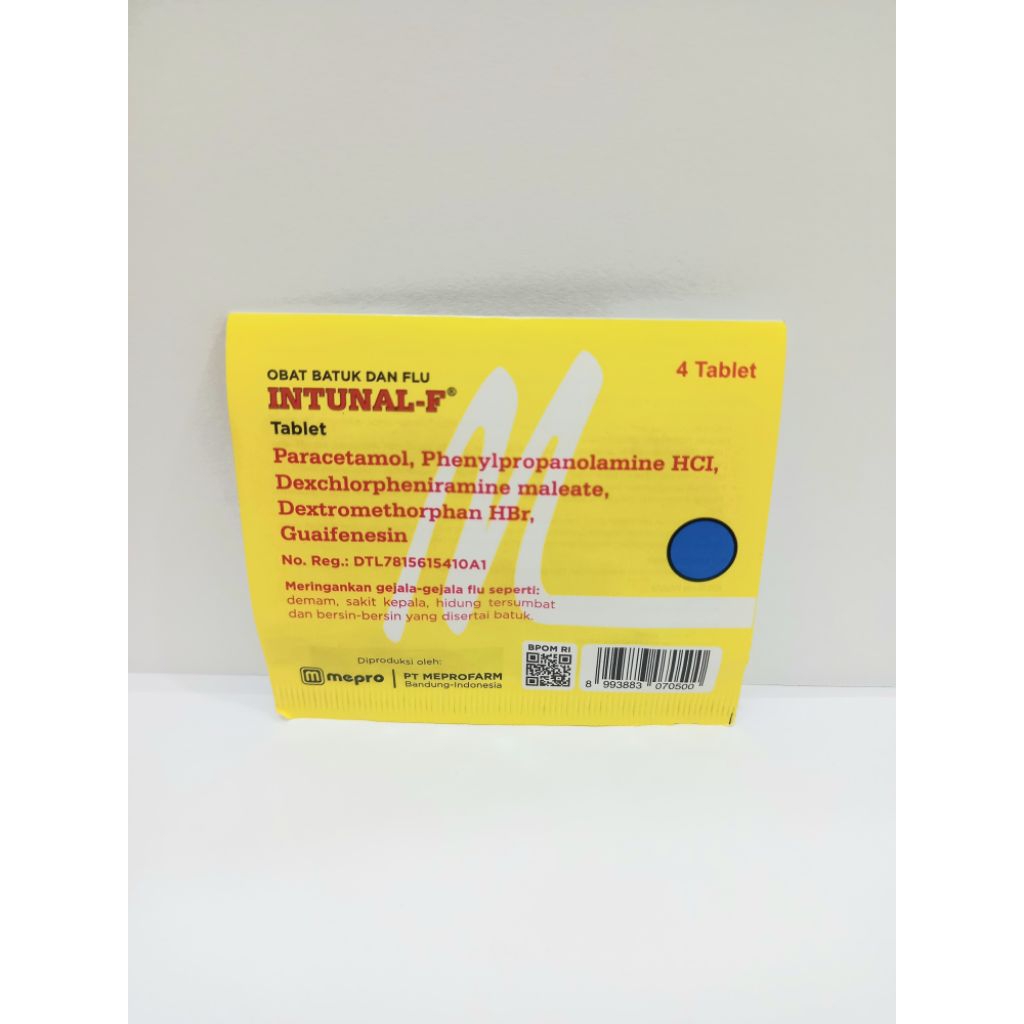 Intunal-F Tablet | Obat Batuk dan Flu