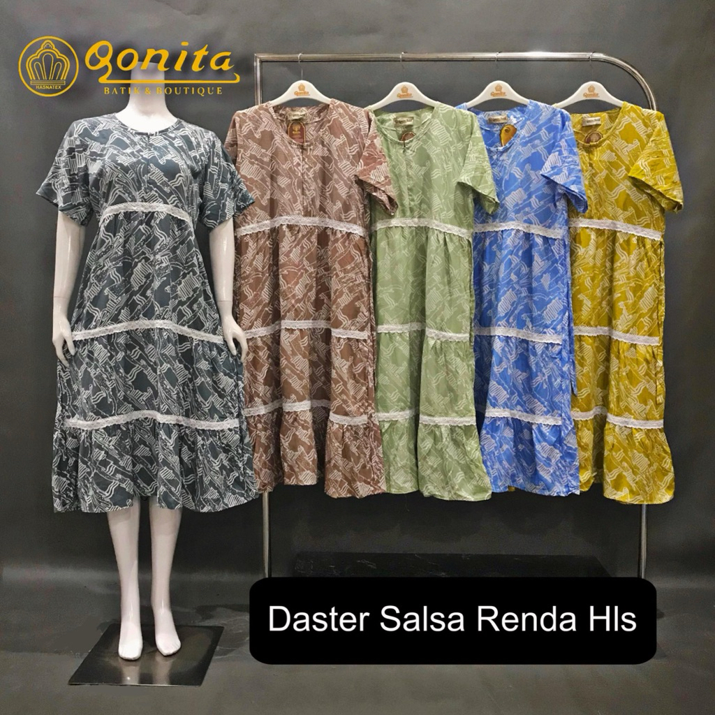 [LD 106] QONITA DASTER SALSA RENDA HLS  BATIK CAP ASLI PEKALONGAN