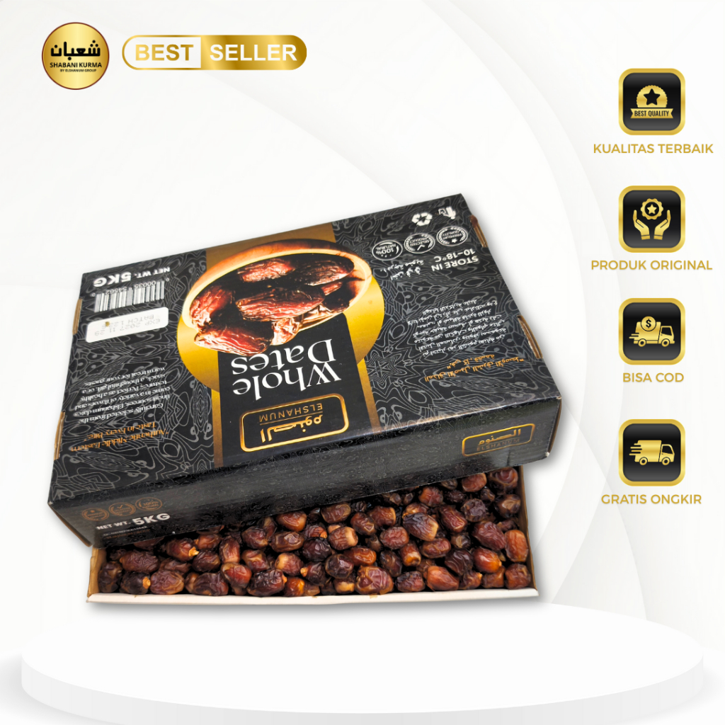kurma lulu red premium 5kg / kurma lulu / shabani kurma
