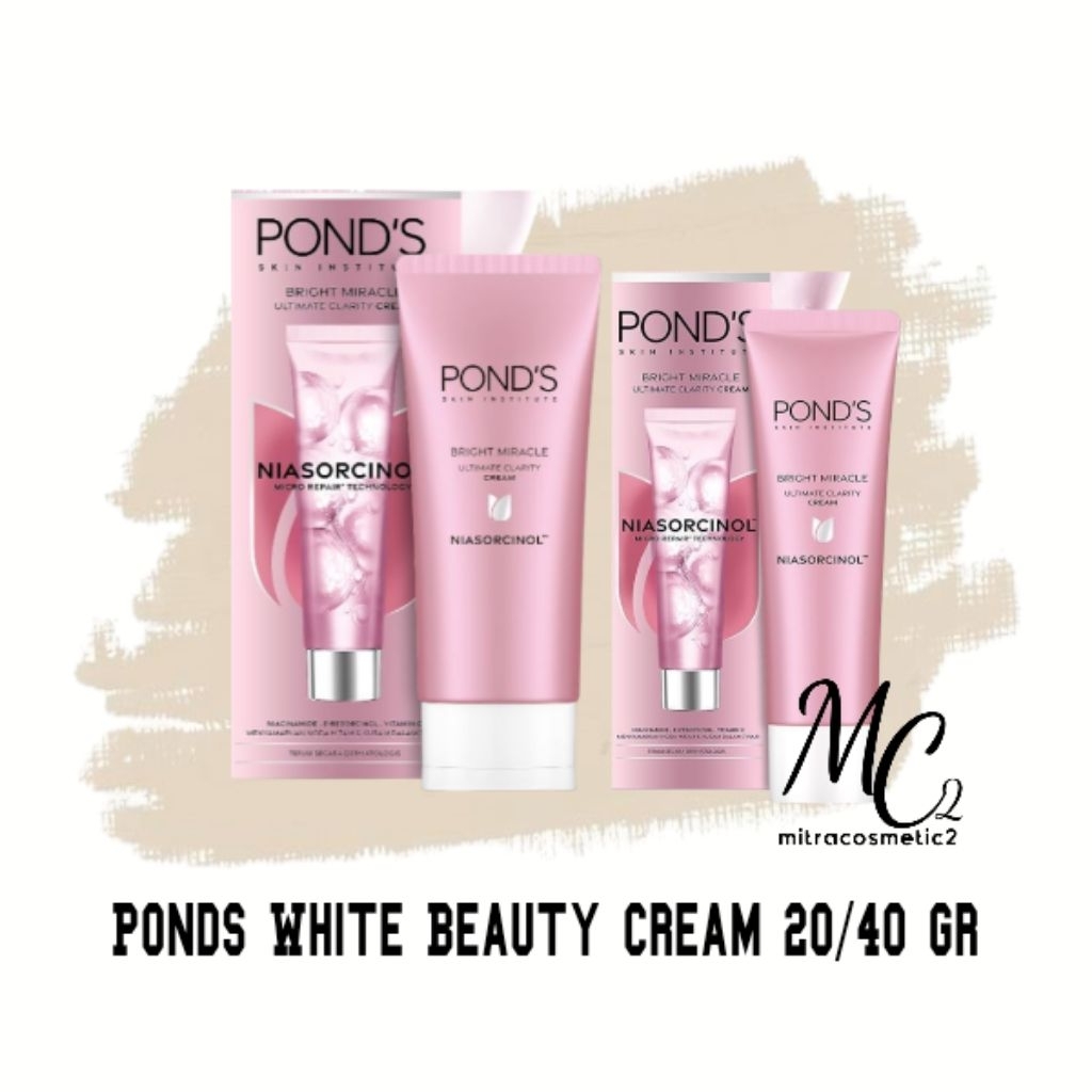 Ponds White Beauty Skin Perfecting Cream Bright Beauty Serum Day Cream 20&40gr