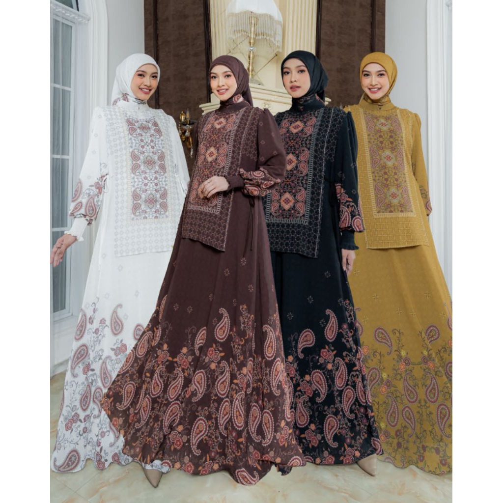 salsa dress set voal by gallery syarifah