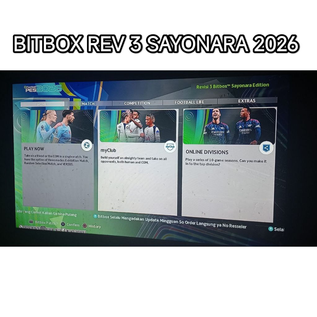 eFootball Bitbox Patch Summer 2026 ps3 REV 3