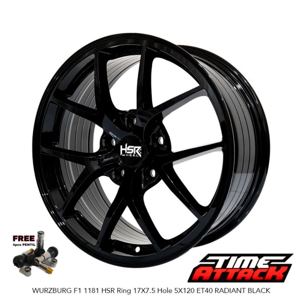Velg Mobil BMW Ring 17 HSR WHEEL Tipe Wurzburg Velg Hsr R17