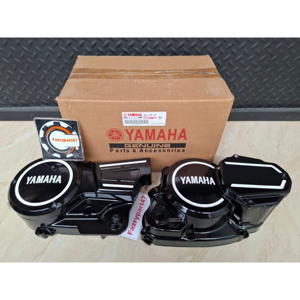 Bak Kalter Bak Kopling Blok Set Sepasang Kiri Kanan Yamaha Rx King Rking Rx-King New Hitam (3KA)