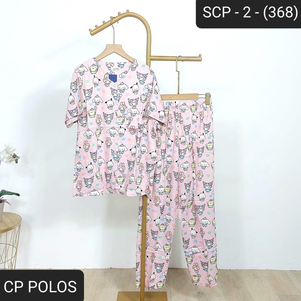 setelan tangan pendek rayon premium set amro rayon premium