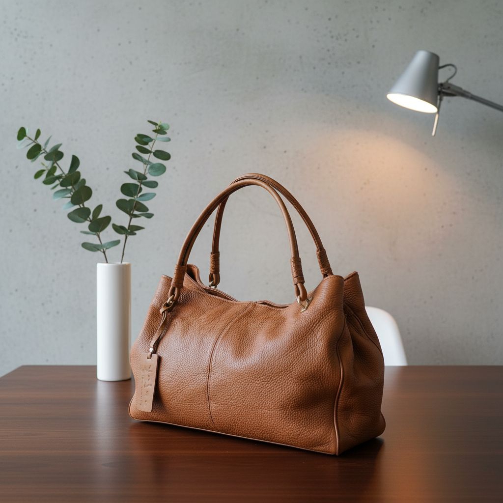 Tas Hand Bag Trevel Bag Yajna Kulit Asli Vintage Second Branded