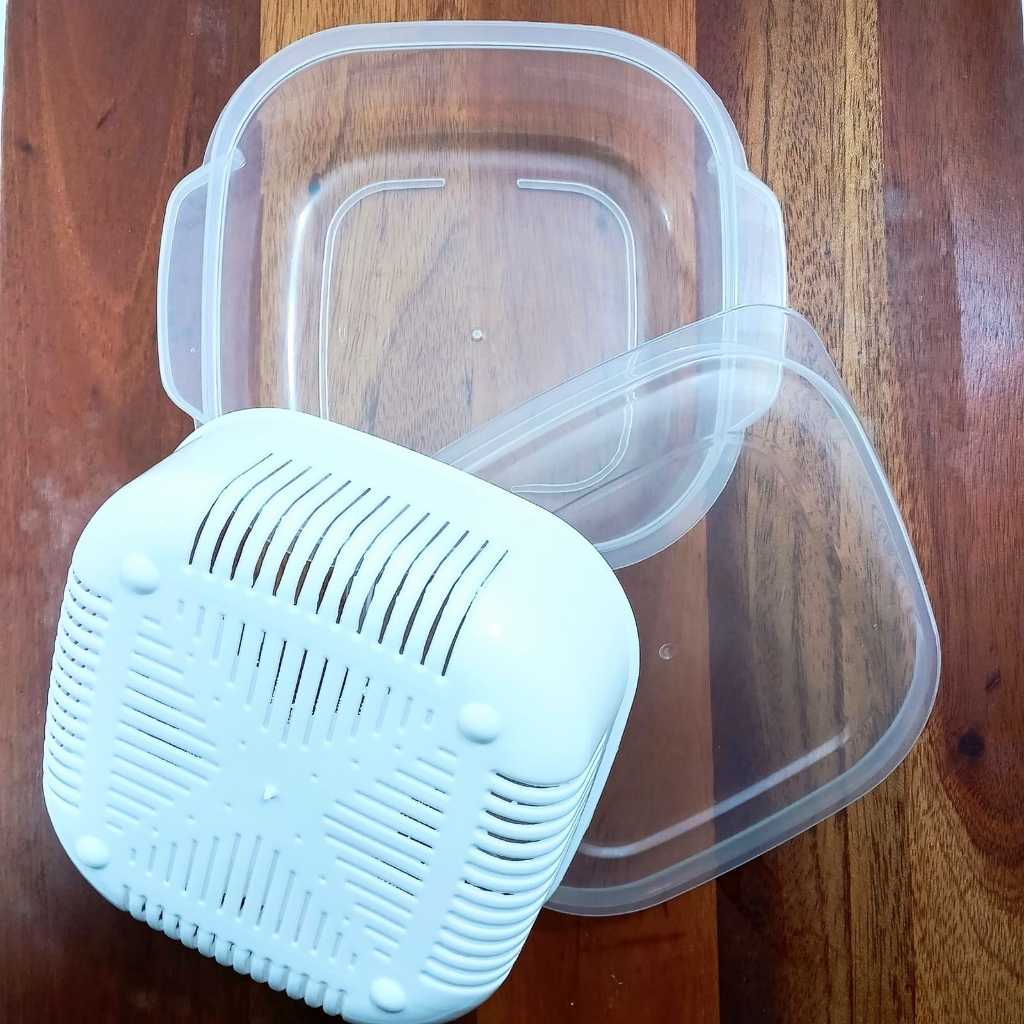 Wadah Tirisan Multifungsi, Kotak Penyimpanan Kulkas Food Grade