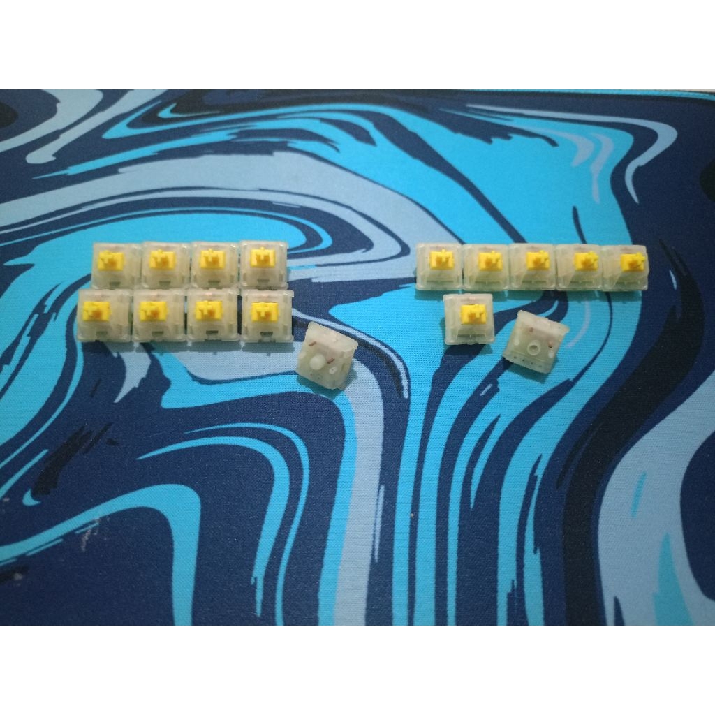 Switch Gateron Milky Yellow & Gateron Cap Milky Yellow v2