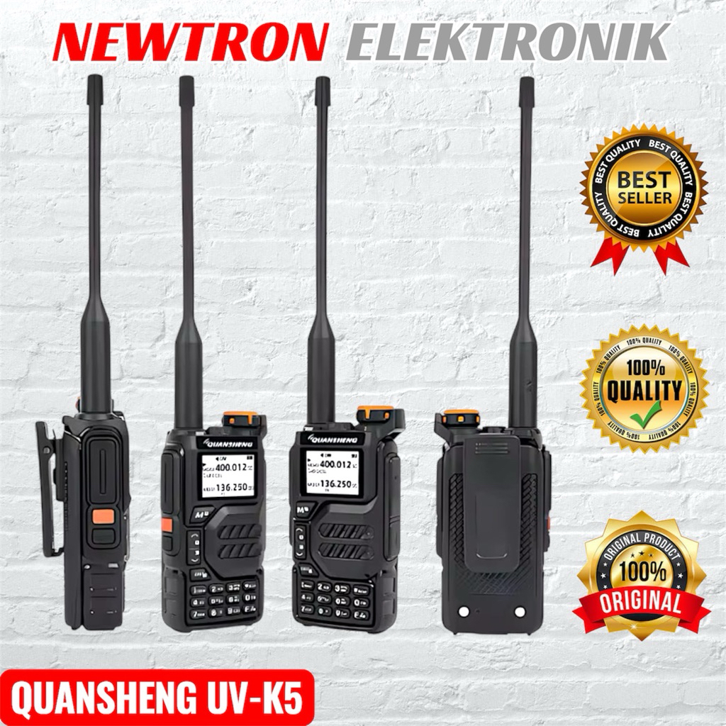 HT Quansheng UVK5 Multiband VHF UHF Walkie Talkie Handy Talky Dualband Air Band Alternatif TEXAS TX3