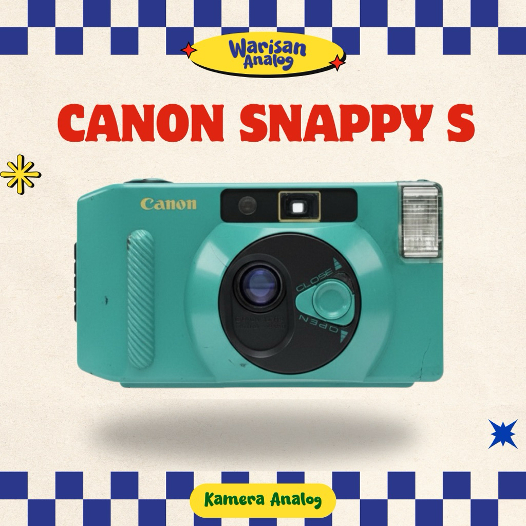 KAMERA ANALOG CANON SNAPPY S | REUSABLE CAMERA FILM 35MM | KAMERA FILM
