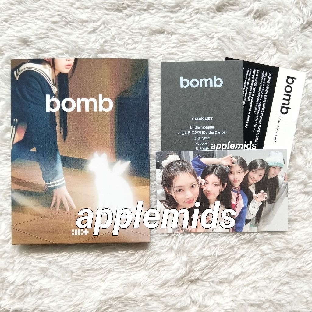 @applemids — Official Album Only ILLIT Bomb Weverse Ver Yunah Minju Moka Wonhee Iroha