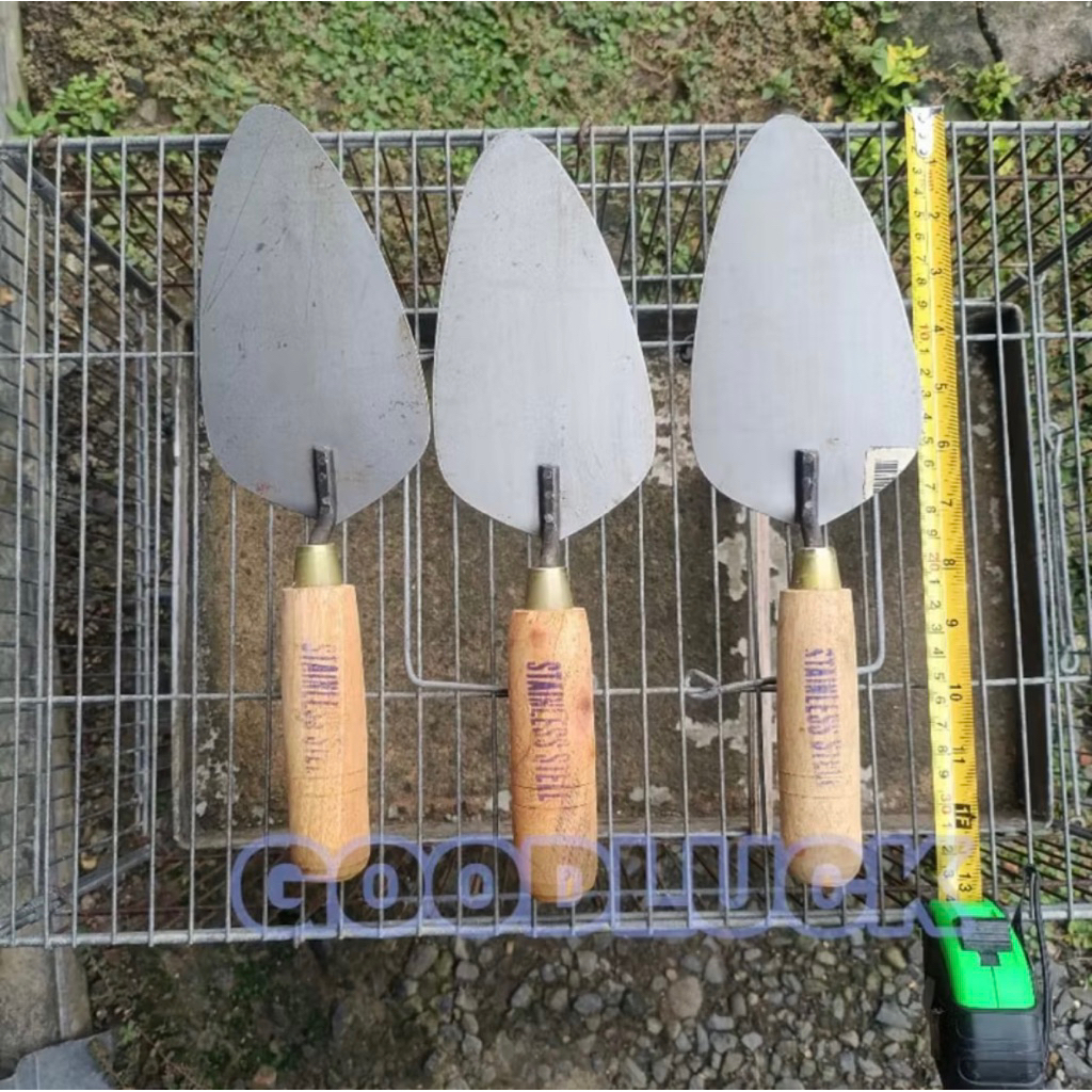 Cetok Stainless cetok galur Sendok Semen Asli (kecil, sedang, Besar) Cetok Tukang