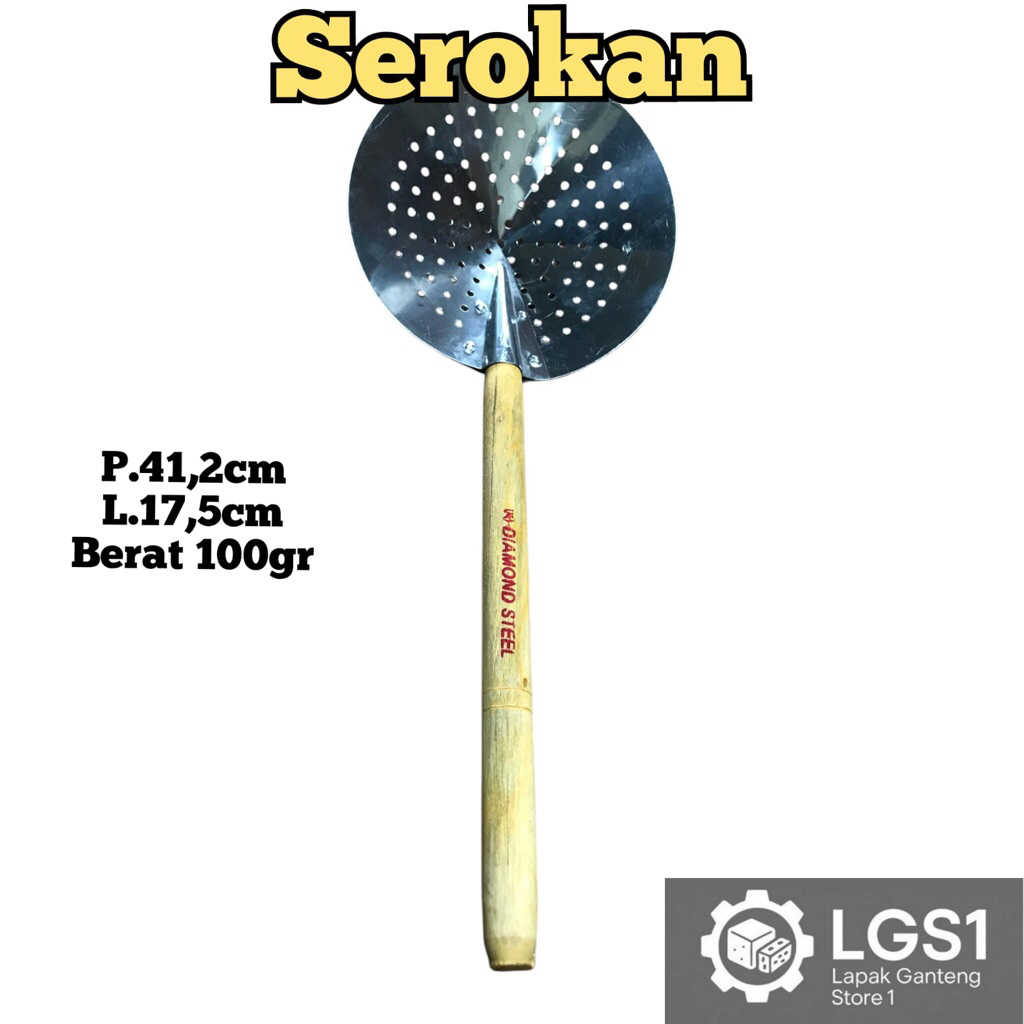 Serok stainless alat serok bawang gorengan