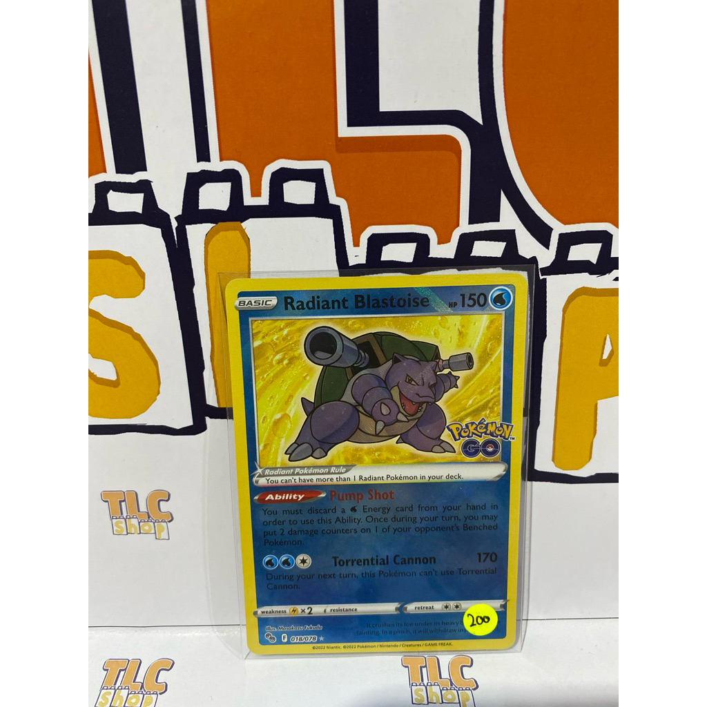 Kartu Pokemon Radiant Blastoise