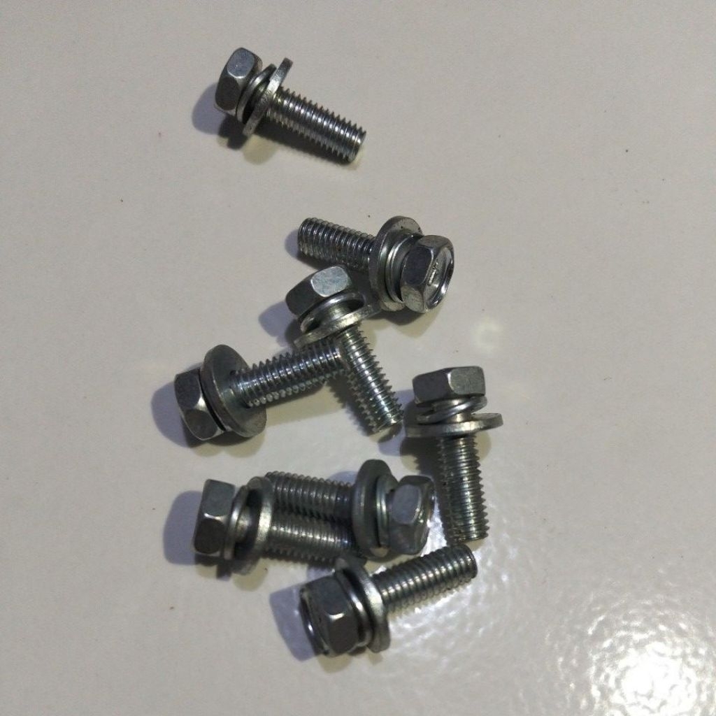 baut double ring m6x20 kunci 10 original harga 1pcs