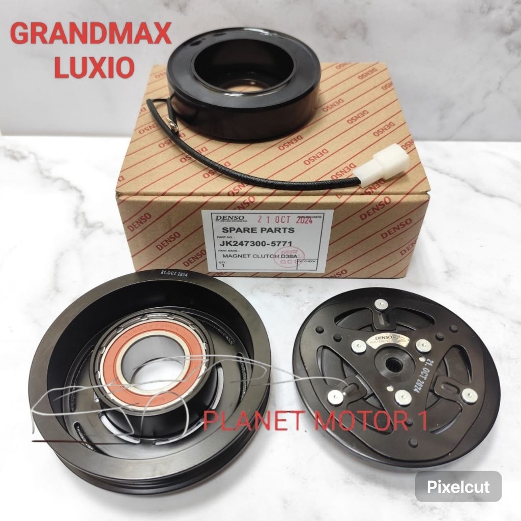 MAGNET CLUTCH D38A PULLY COMPRESOR GRANDMAX LUXIO JK247300-5771 DENSO