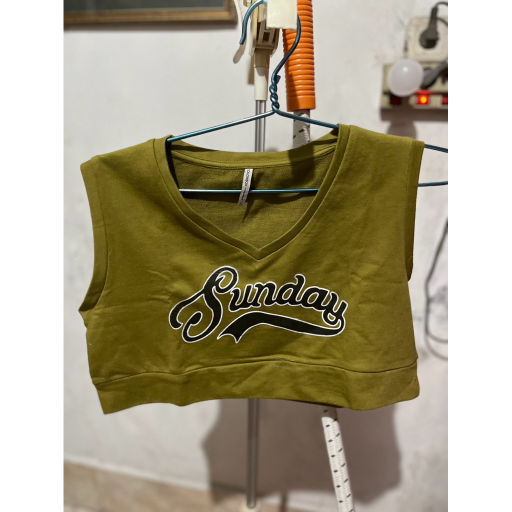 colorbox preloved vest, sabrina, tshirt