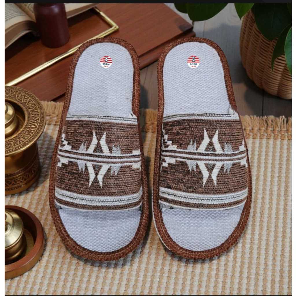 Sandal Rumah / Room Slipper - Onbie ArabiaWeave | Heritage Comfort