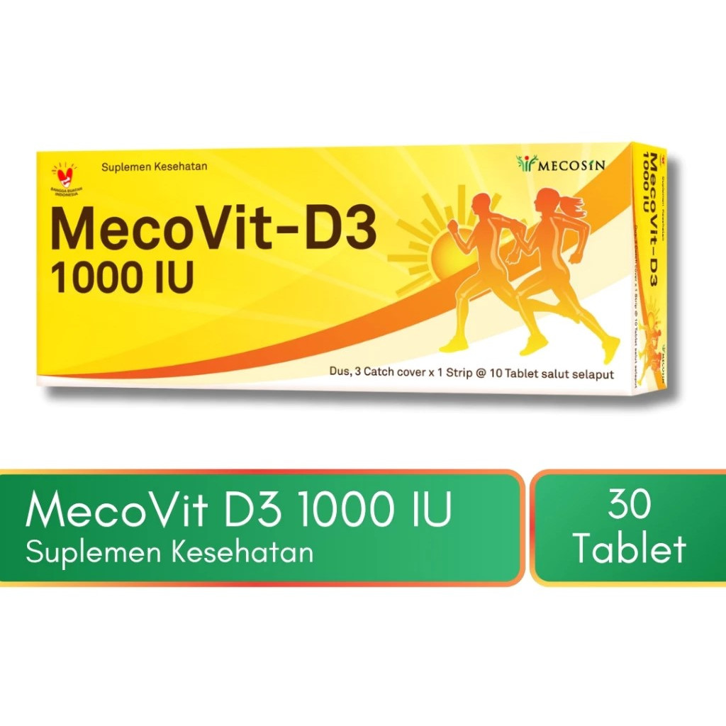Mecovit D3 1000iu vitamin D isi 30 tablet