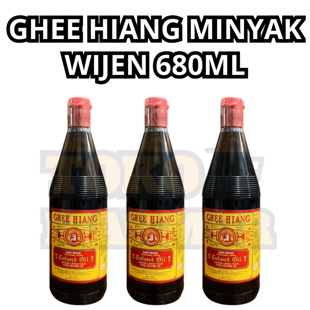 Ghee Hiang Sesame Oil 680ml Halal Malaysia