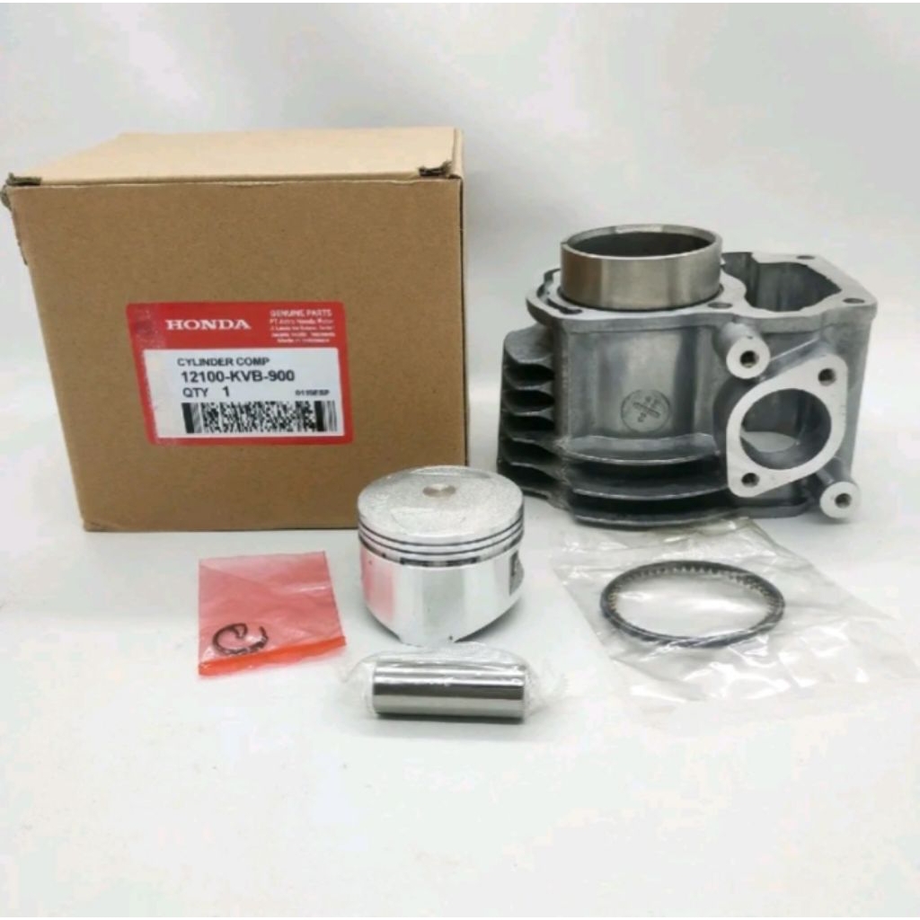 Cylinder Blok Seher Set Ring Piston Kit Honda Vario 110 Karbu / Vario 110 Techno / Vario Karbu Lama