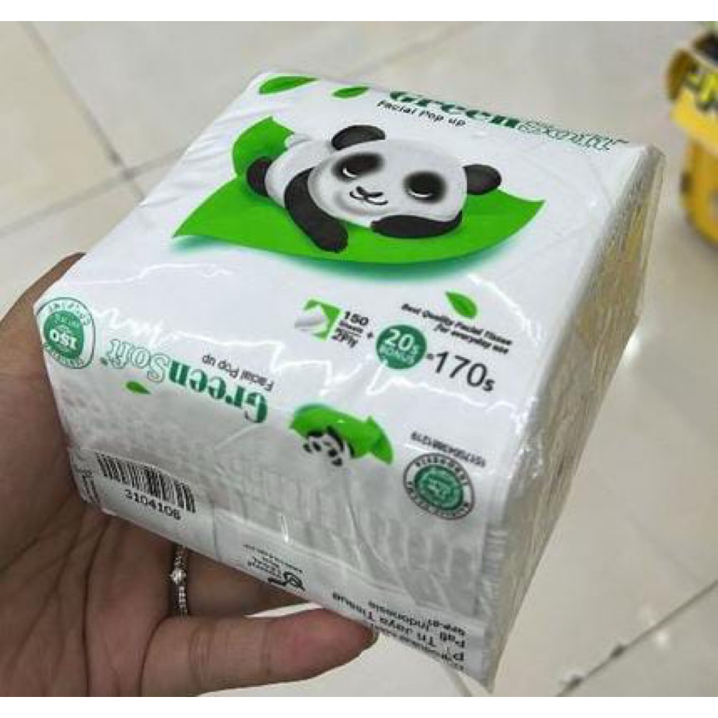 tissue green soft