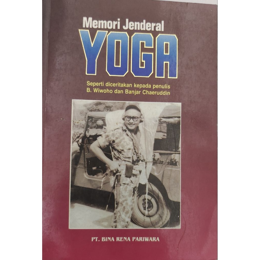 BUKU MEMORI JENDERAL YOGA BEKAS ORIGINAL