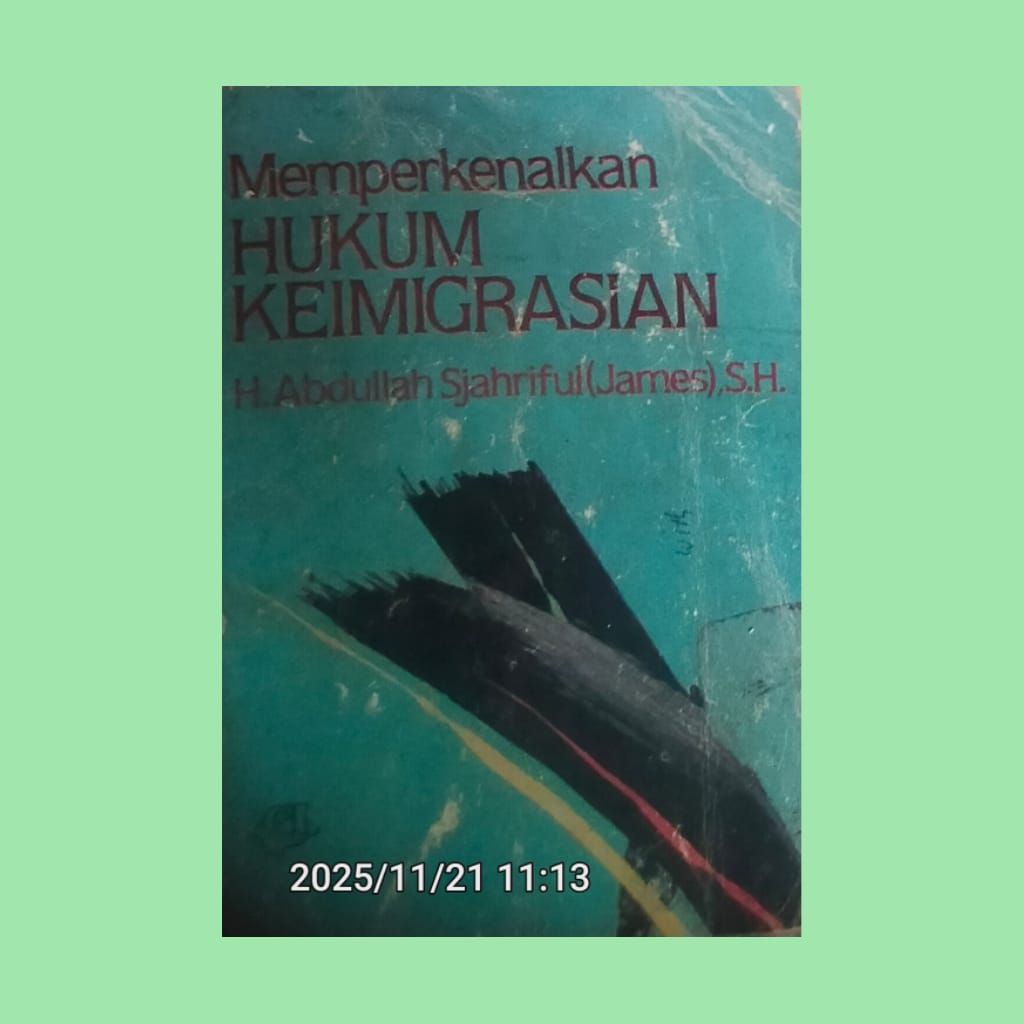 BUKU ORI MEMPERKENALKAN HUKUM KEIMIGRASIAN