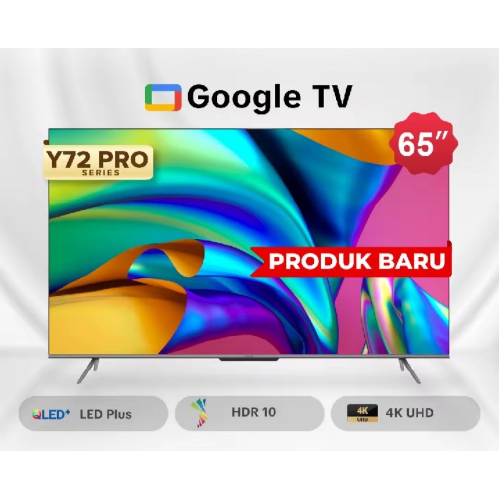 COOCAA Google TV 65 Inch Smart LED TV COOCAA 65Y72 PRO)