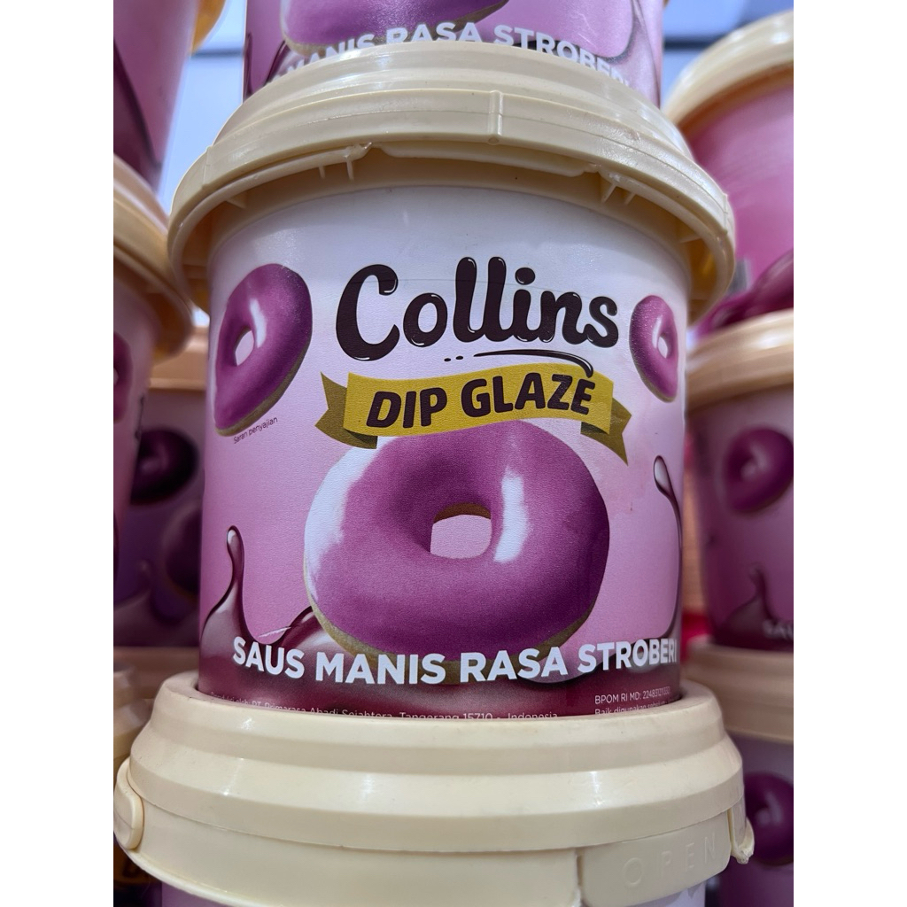 Colins glaze strawberry 1kg
