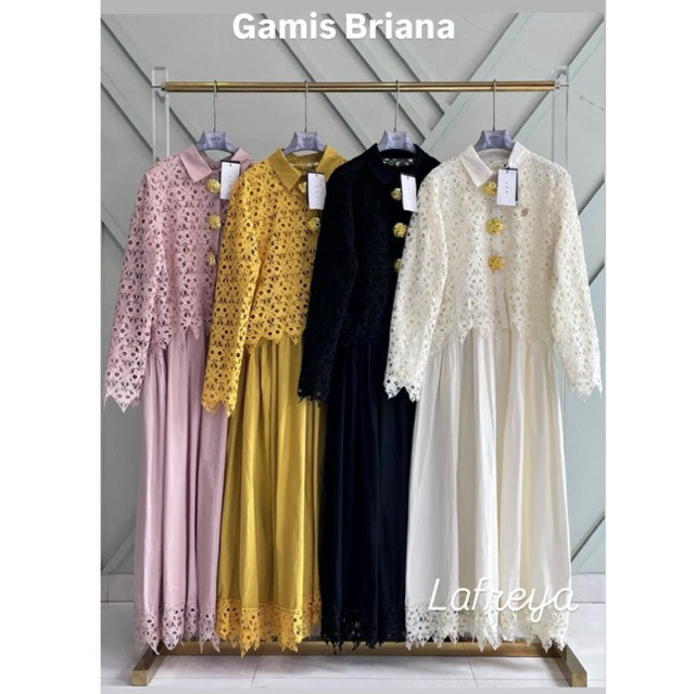gamis briana, gamis becca, dress lfy, gamis import premium, dress bkk, gamis lafreya