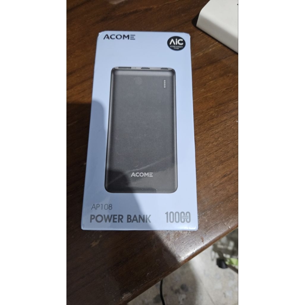 powerbank acome 10000mah ap108 dual input bnib