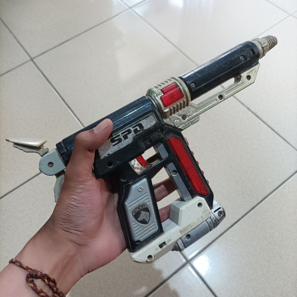 Bandai Original Power Rangers SPD DX Blaster Senjata Mainan Action Figure