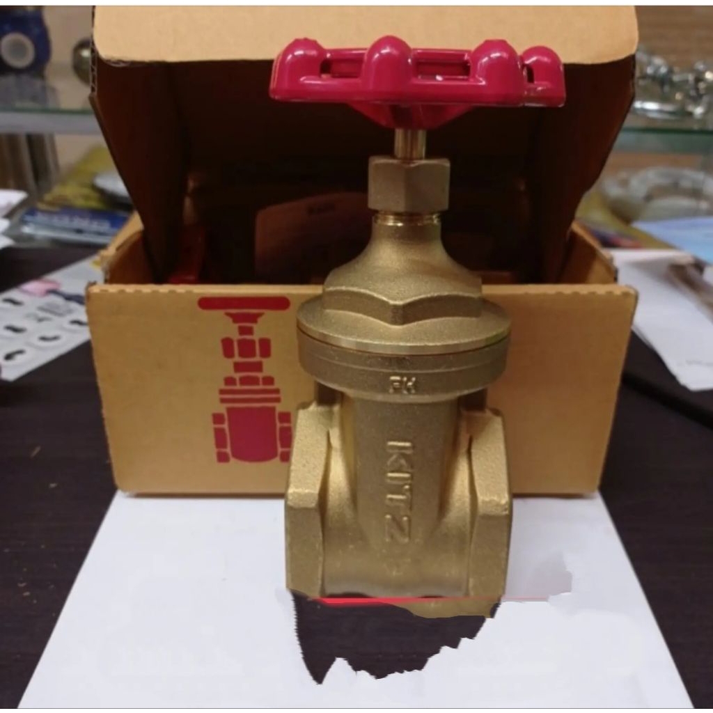 Gate Valve 4" inch kuningan