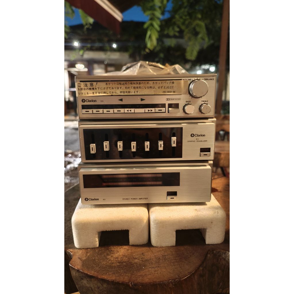 tape deck mobil vintage clarion nos