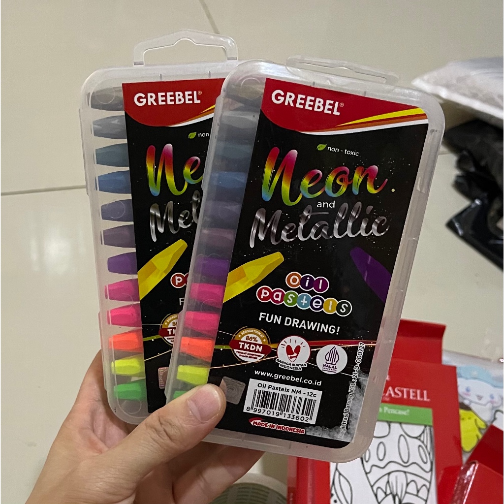 crayon neon  metalic greebel 12w