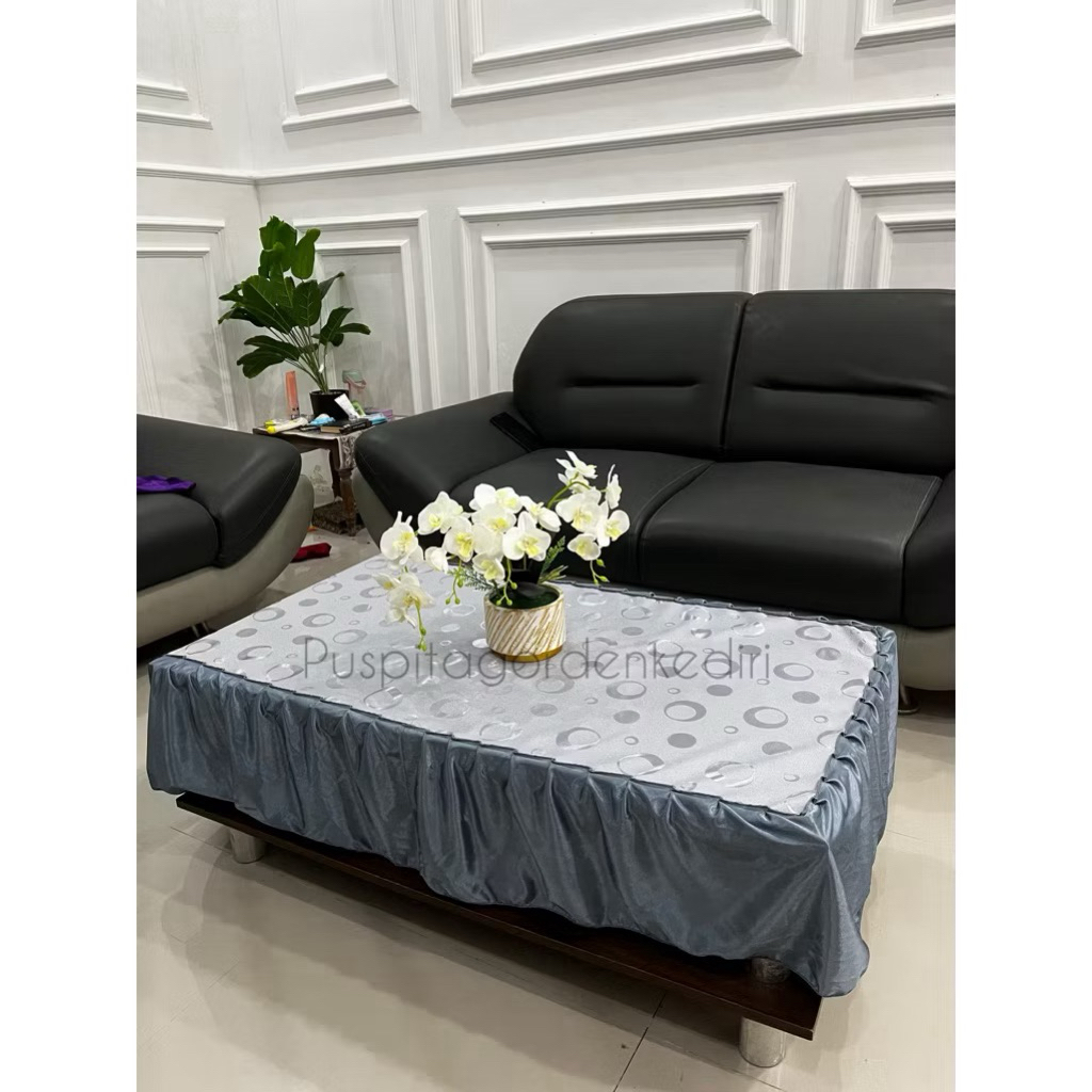 Taplak meja ruang tamu mewah