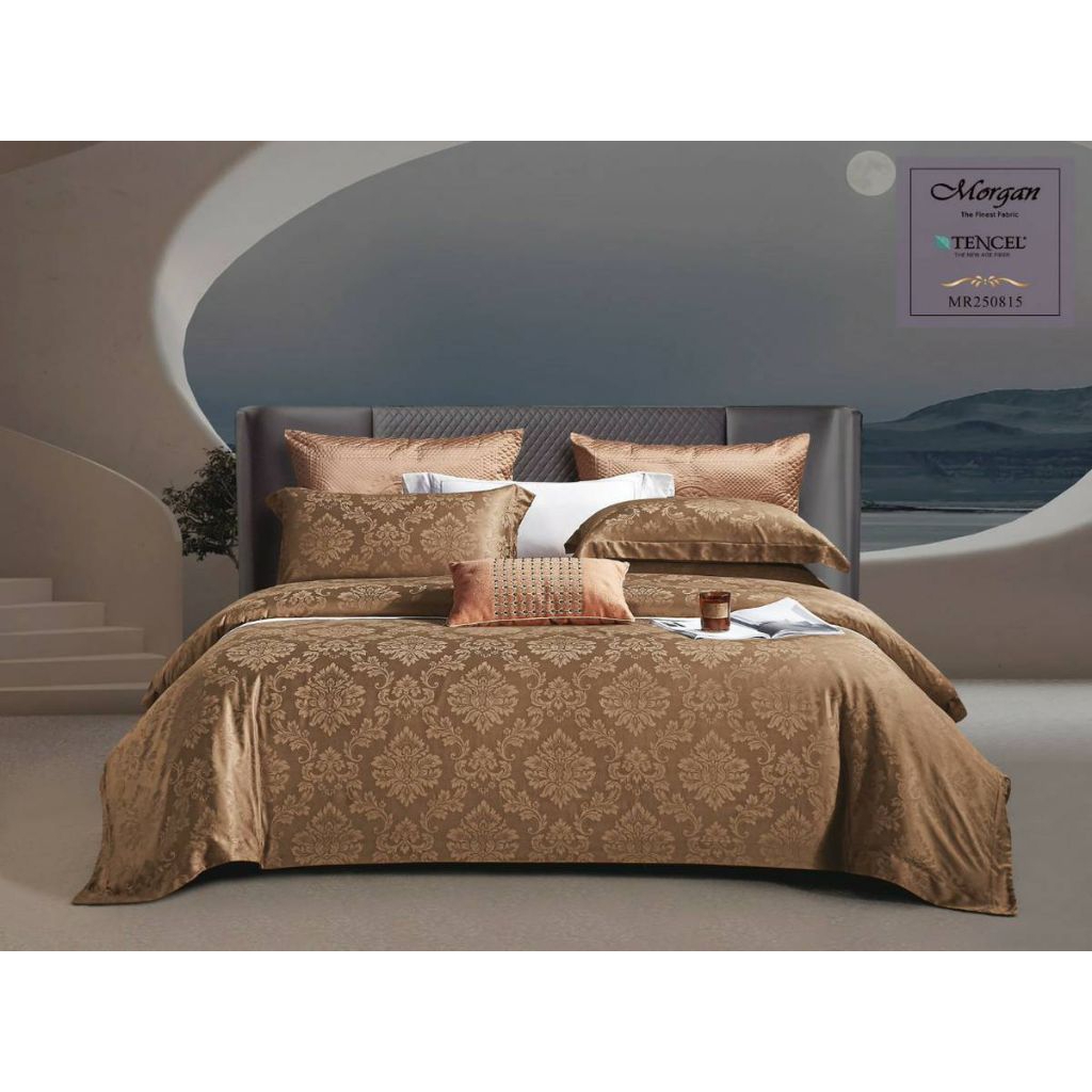 Set Sprei & Bed Cover Tencel Sutra Jacquard Premium – Lembut Adem, Anti Gerah, Kualitas Hotel Mewah