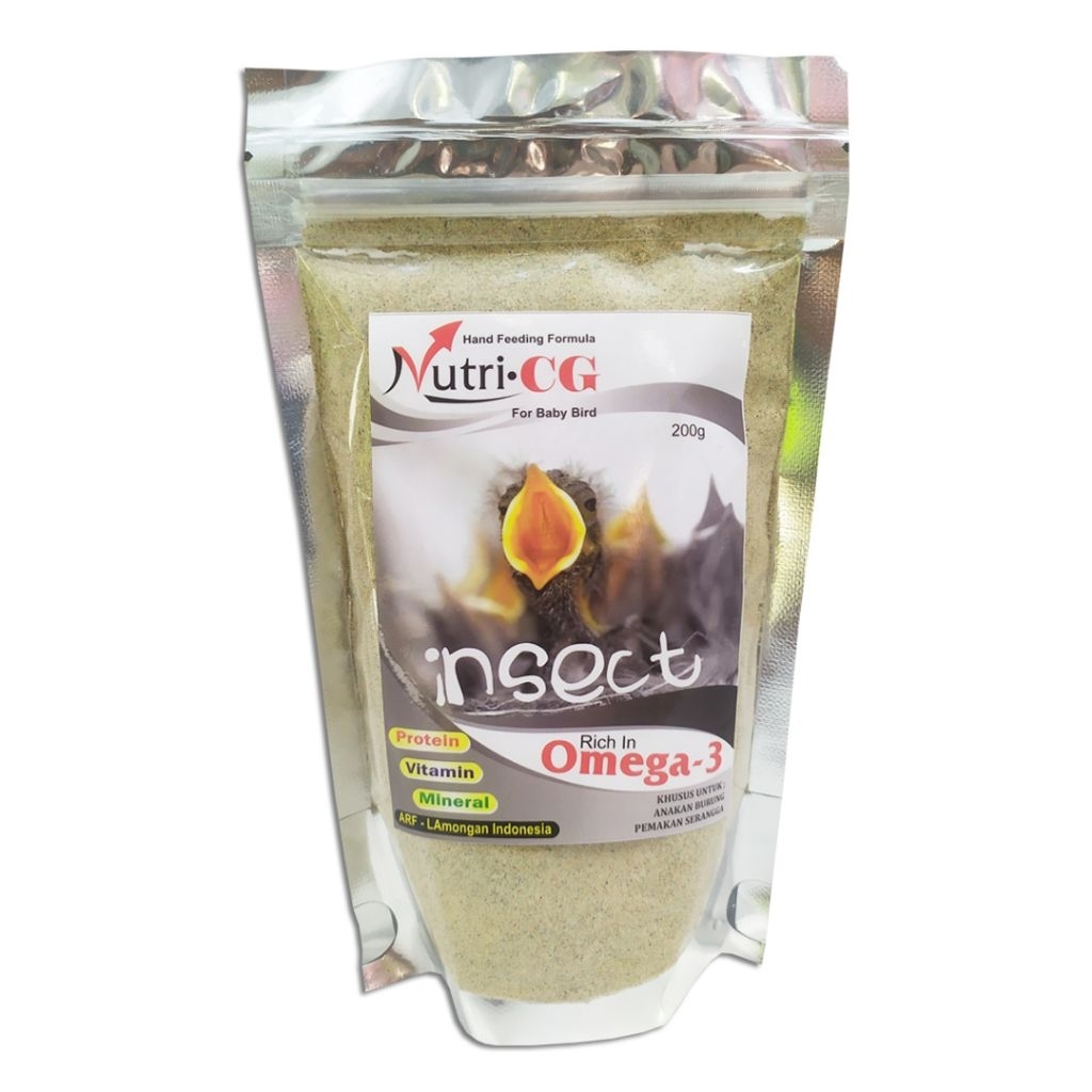 NutriCG Insect pakan lolohan murai batu cucak rowo branjangan sogon cendet sebagai pengganti kroto