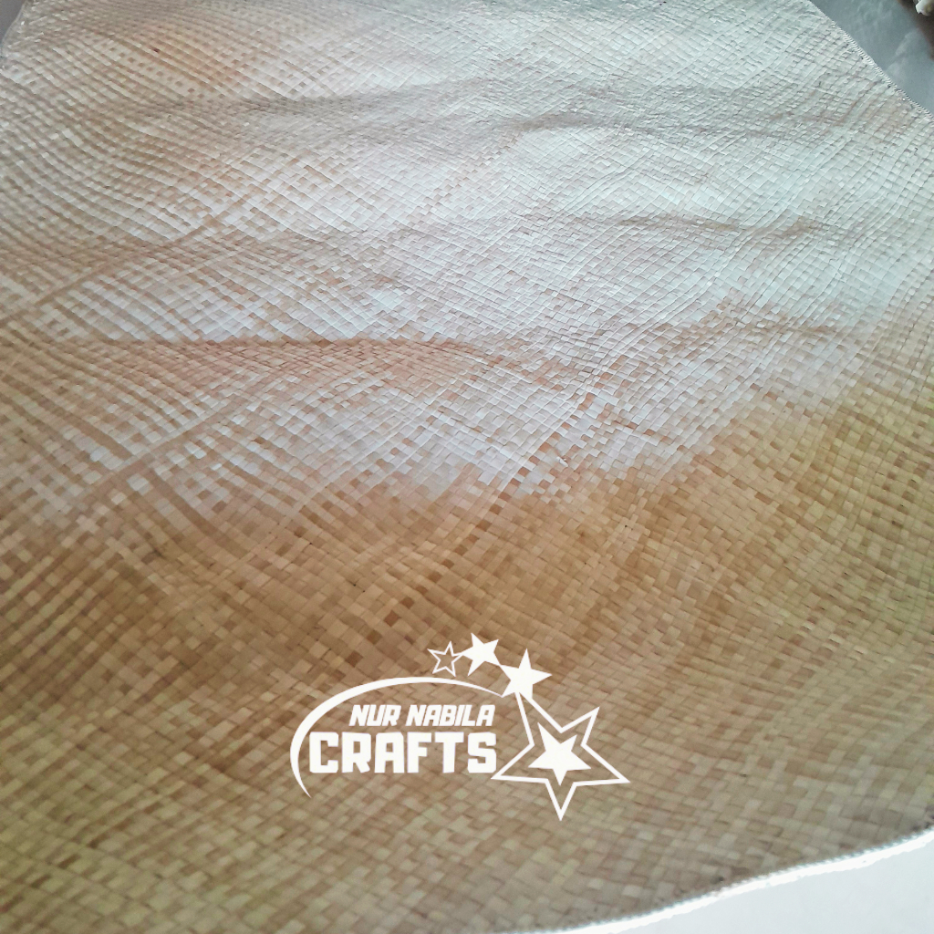 Tikar Pandan Asli 2 Lapis 100x80Cm Daun Pandan - Tikar Tebal