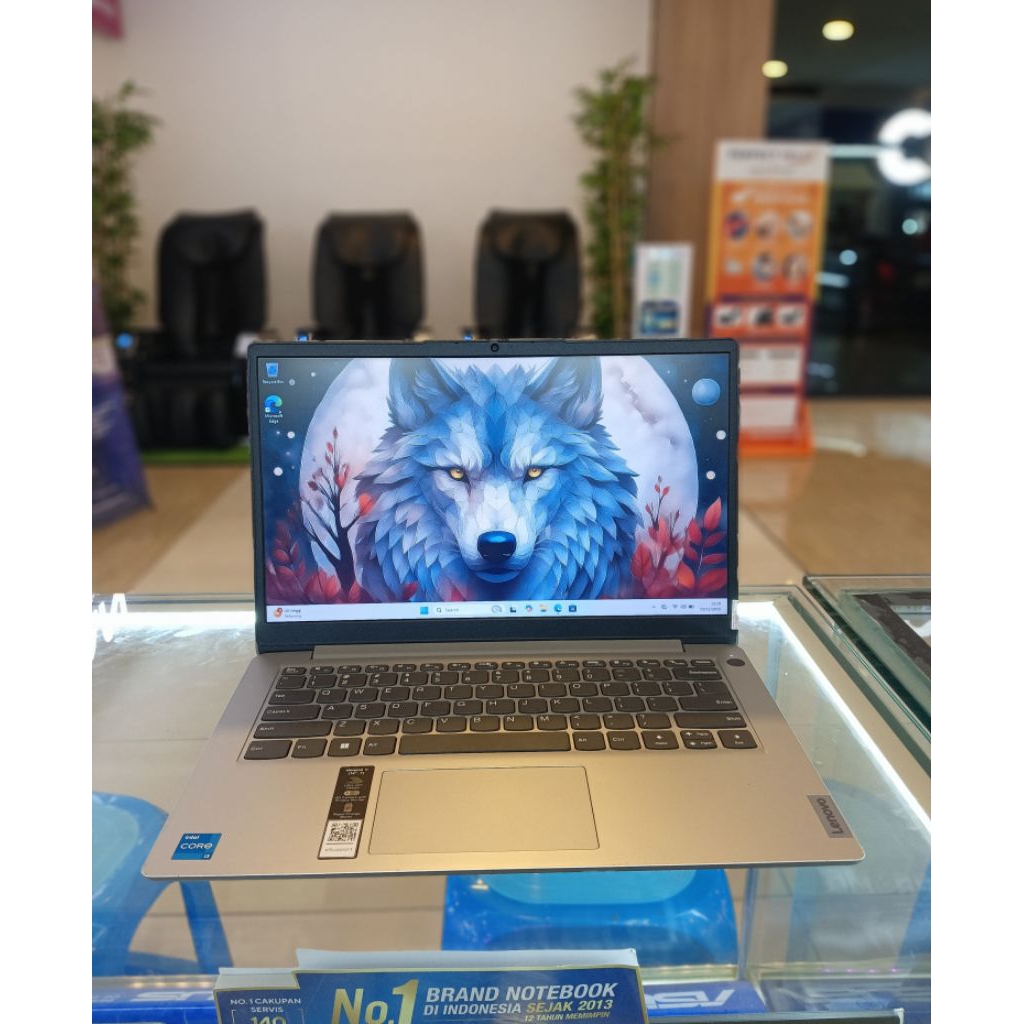 Lenovo Ideapad Slim 1i Intel Core i3-1215U Ram 8GB SSD 512GB Layar 14" FHD Windows 11 - Second