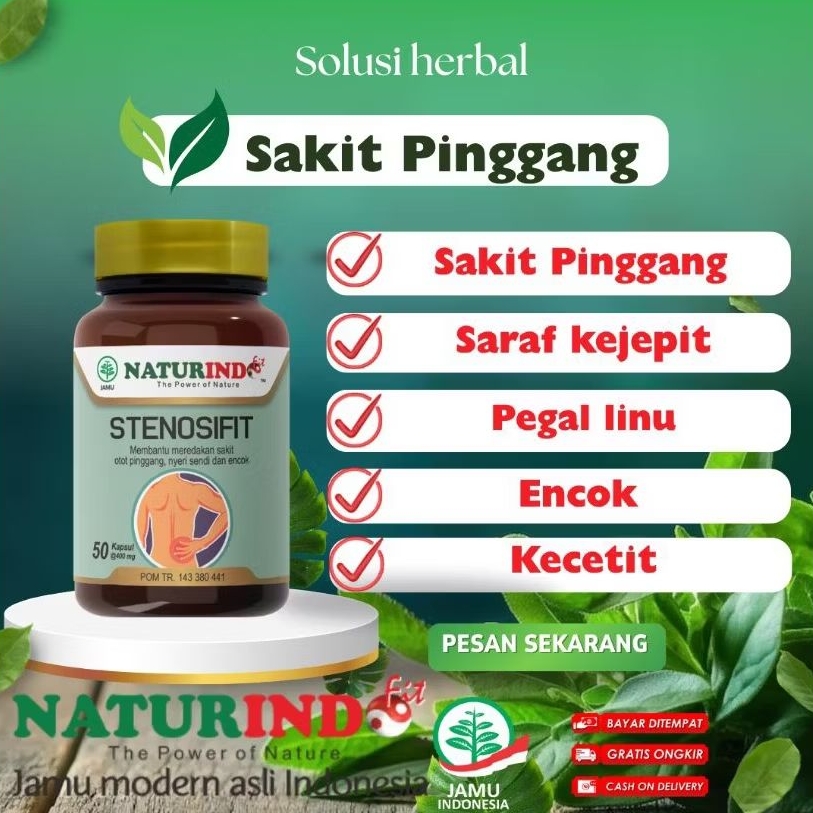Jamu Encok Sakit Pinggang Saraf Kejepit Menjalar Sampai kaki