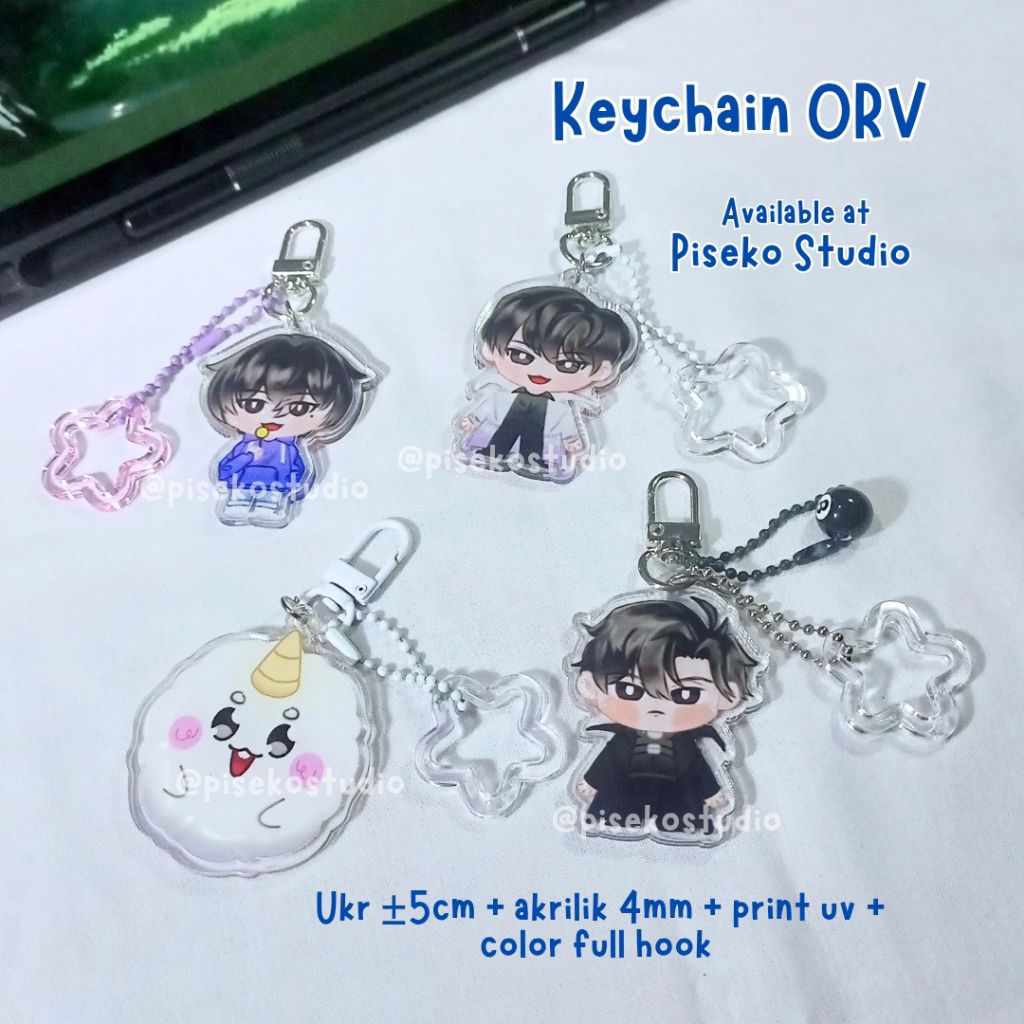 Keychain ORV Akrilik  Ready Stock  - by pisekostudio