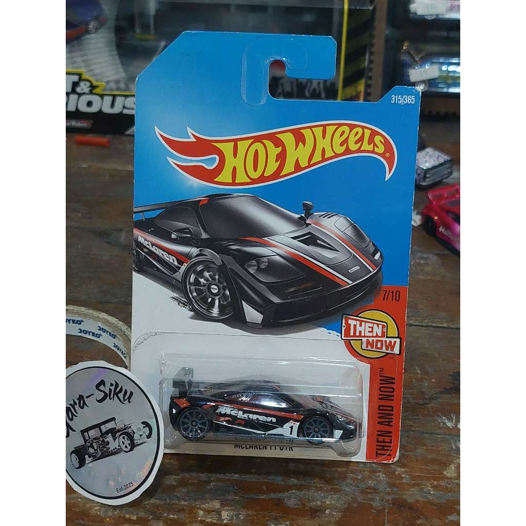 HOT WHEELS MCLAREN F1 GTR HITAM 2015