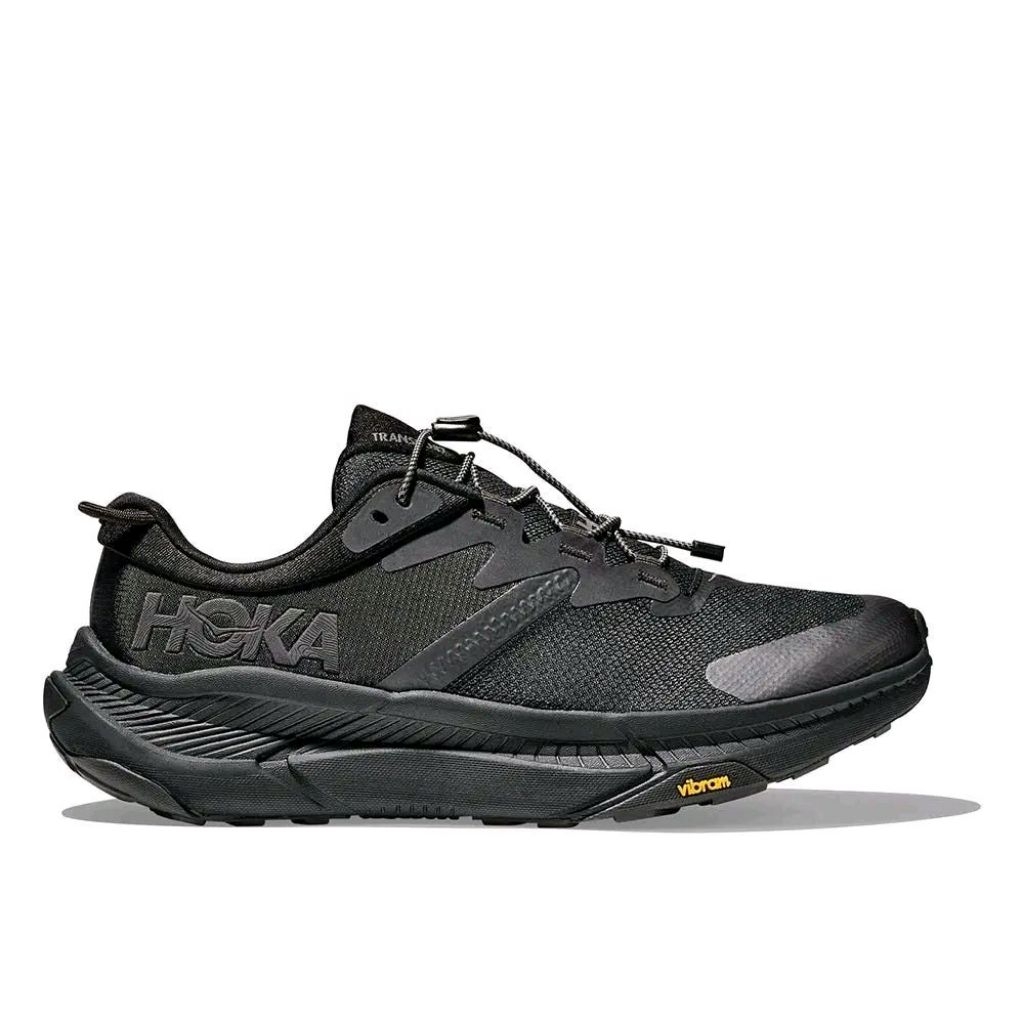 Sepatu Lari Hoka Transport Black Running Trail Hiking Pria Wanita