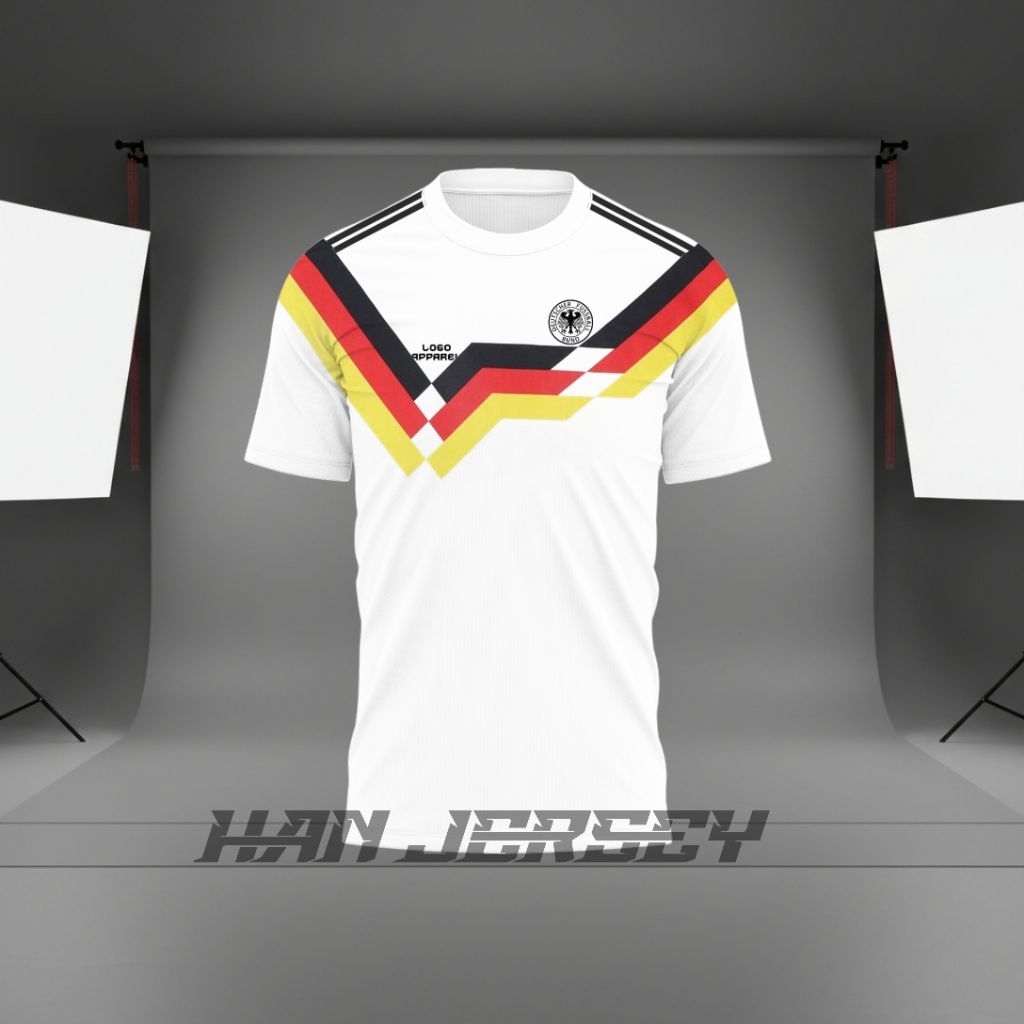 Jersey Bola Jerman 1990 Full Printing
