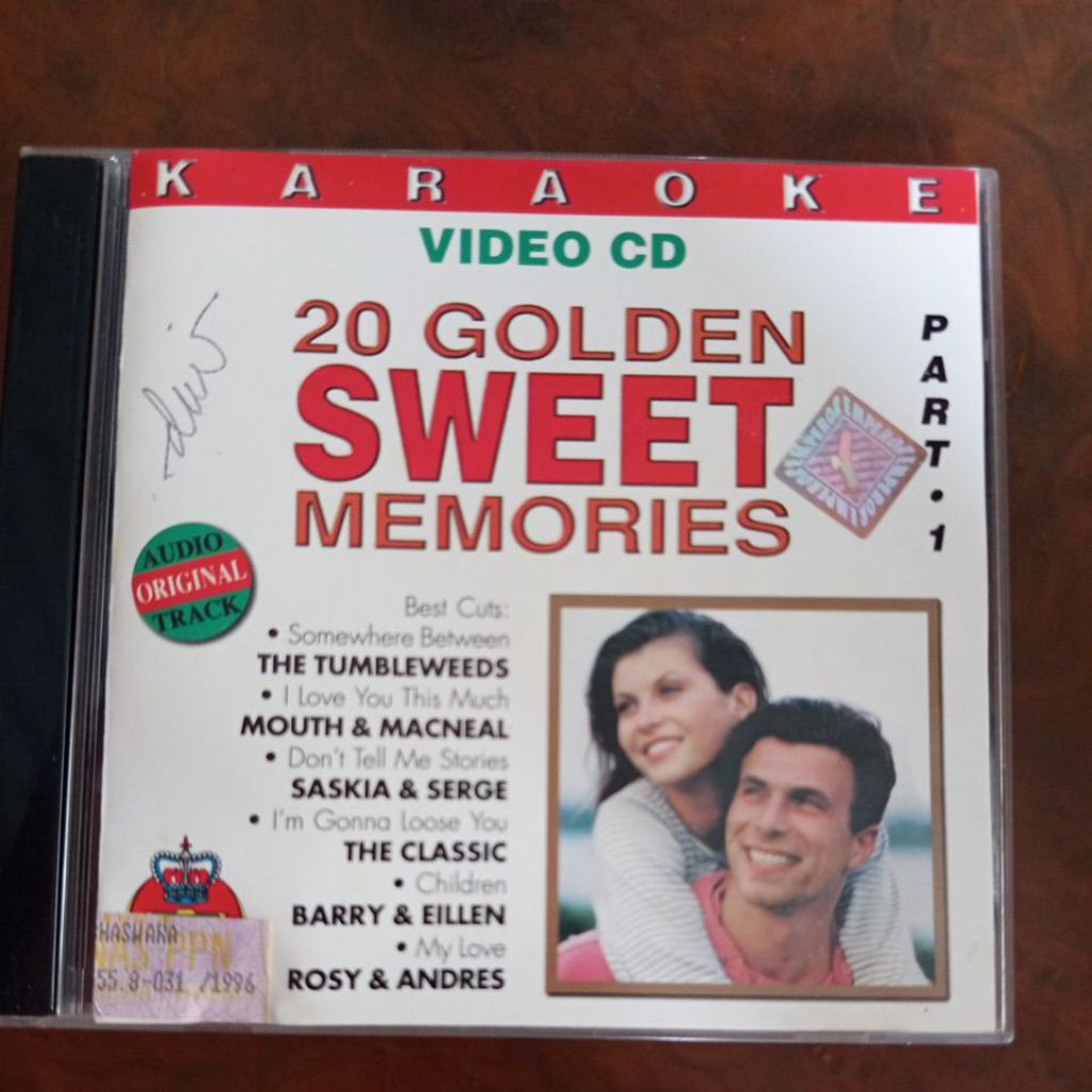 VCD Music Karaoke 20 Golden Sweet Memories
