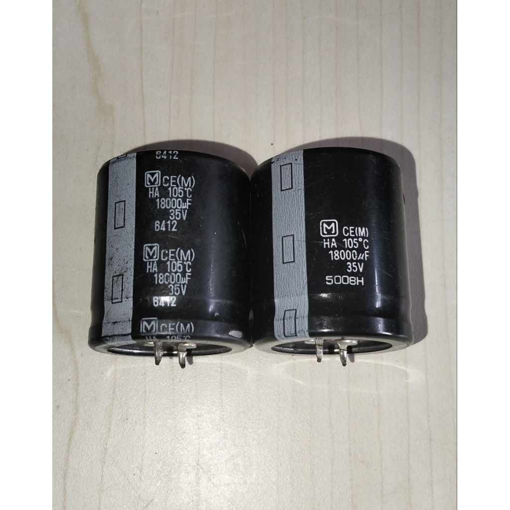 ELCO 35V 18000UF T 4CM D 3.5CM BEKAS