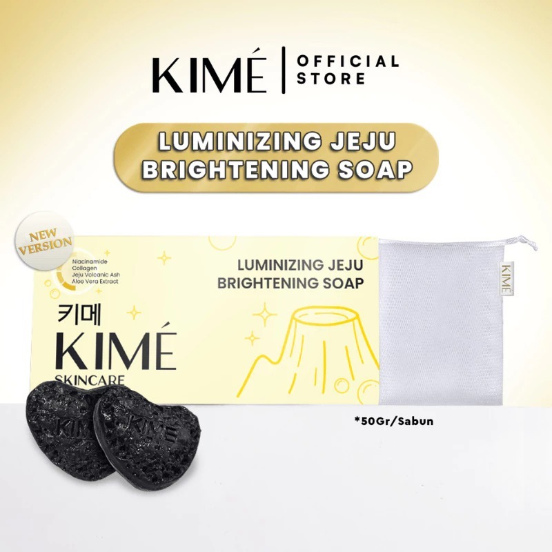 Sabun KIME Skincare - Luminizing Jeju Brightening Soap - Sabun Kime
